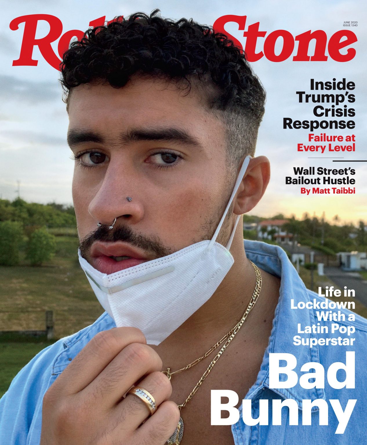 Bad Bunny hace historia con portada en la revista Rolling Stone